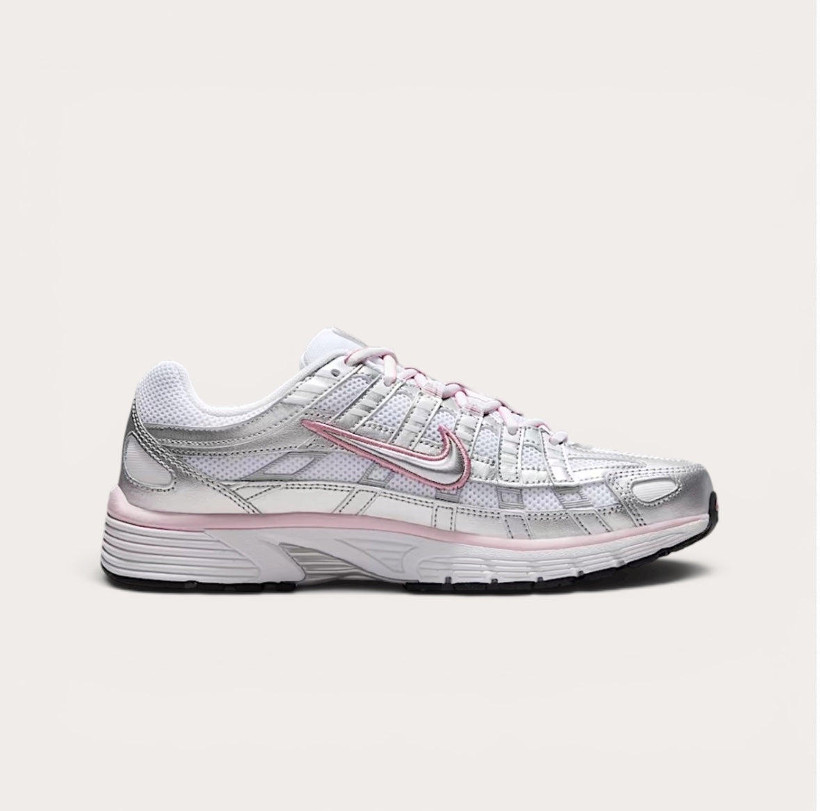 Nike P-6000 White Silver Pink
