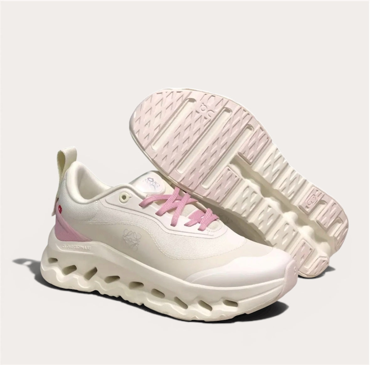On x Loewe Cloudtec Phase White Pink