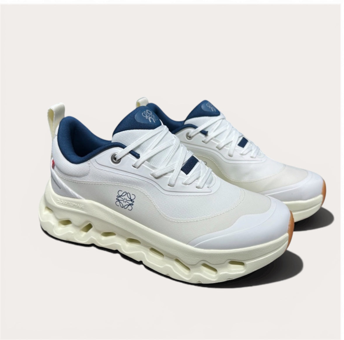 On x Loewe Cloudtec Phase White Navy