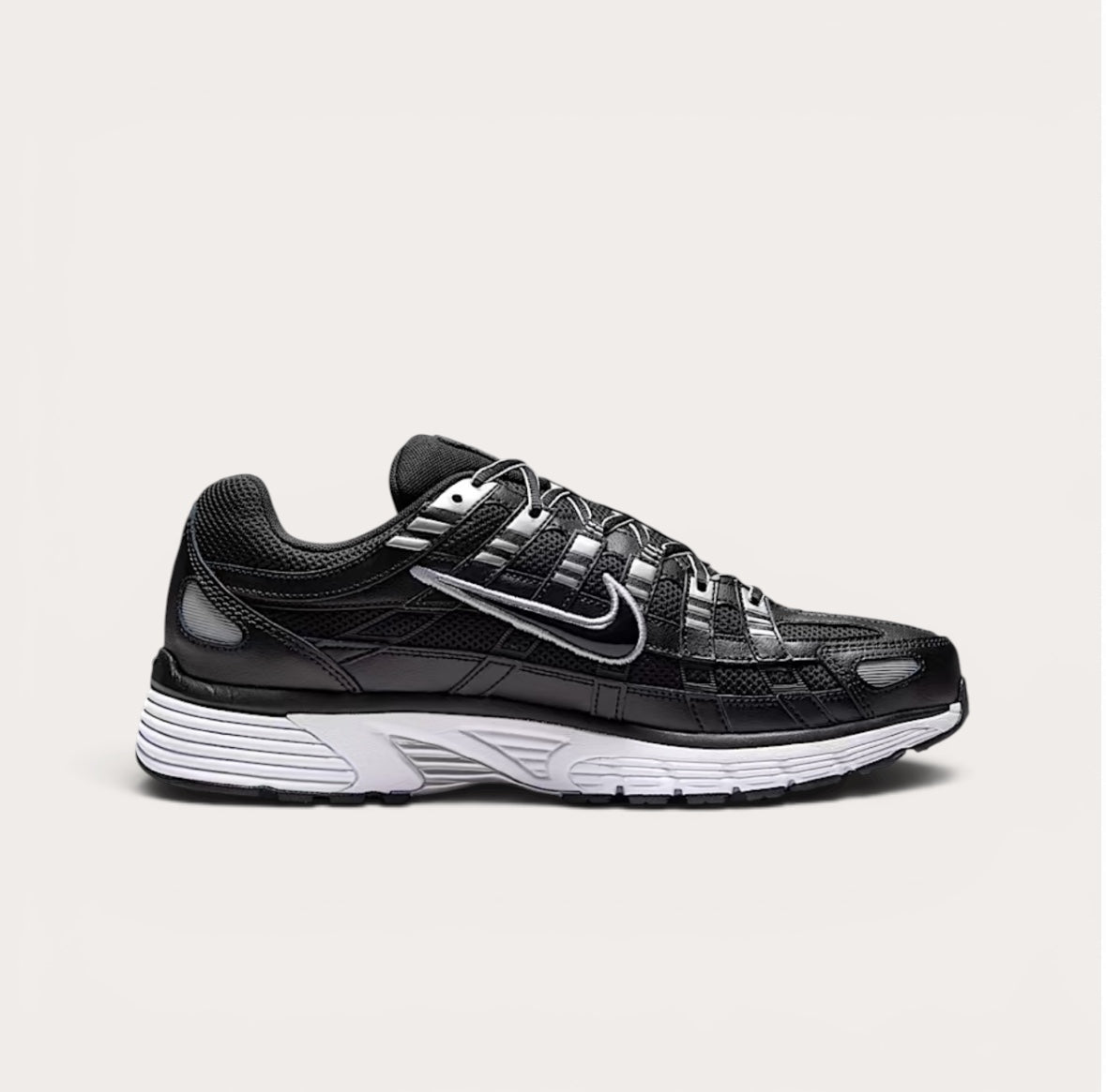 Nike P-6000 Black Silver White
