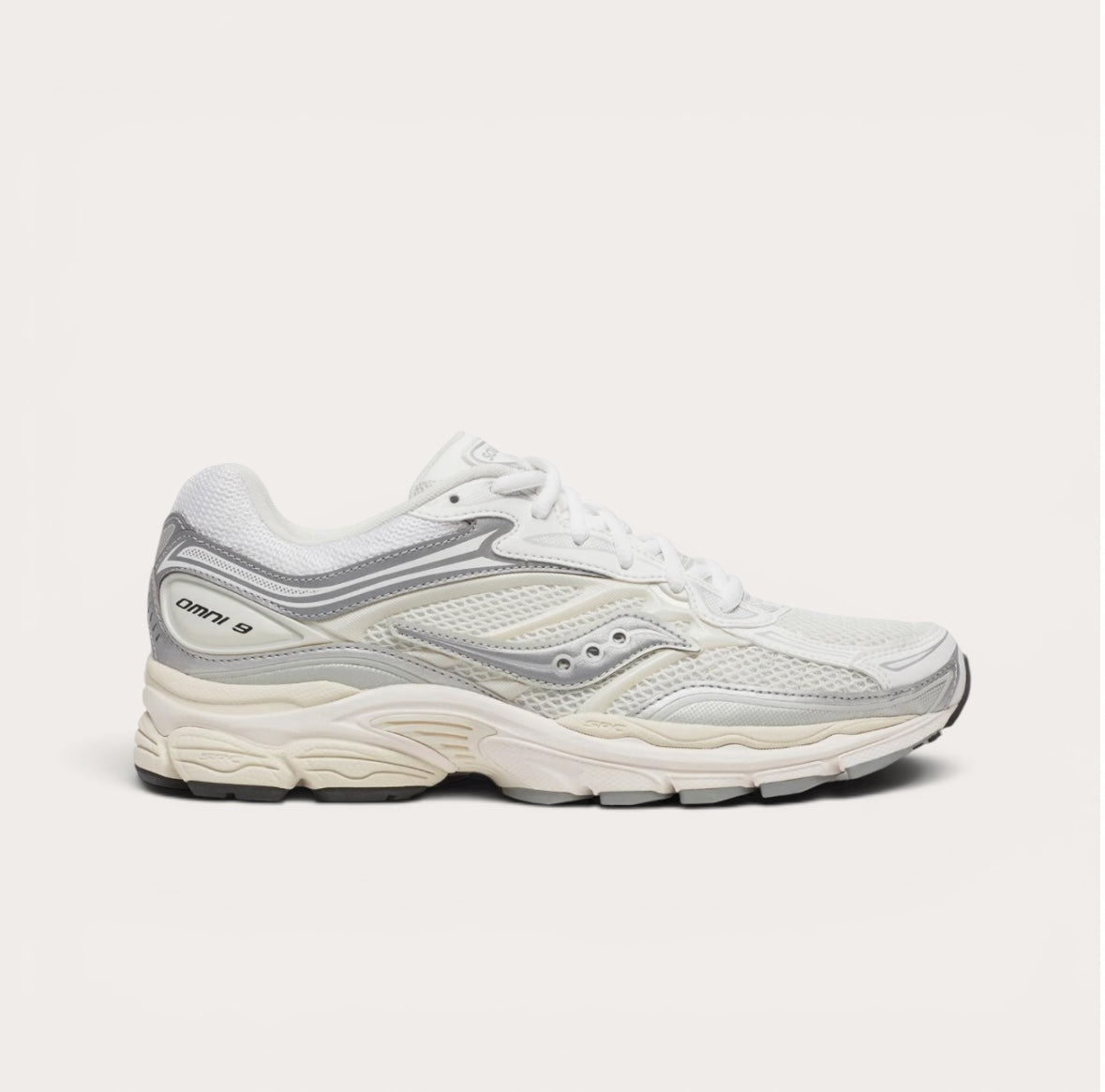 Saucony Omni 9 White Silver