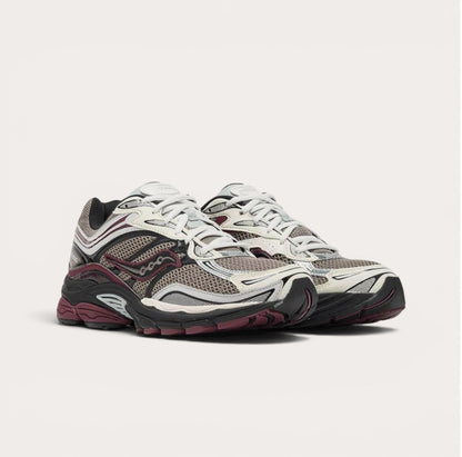 Saucony Omni 9 Taupe Burgundy